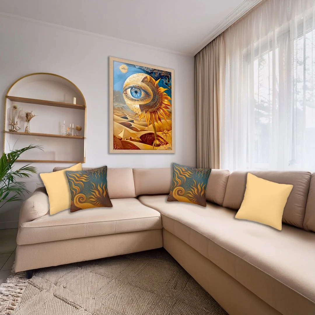 Desert Vision - Framed Digital Art Print