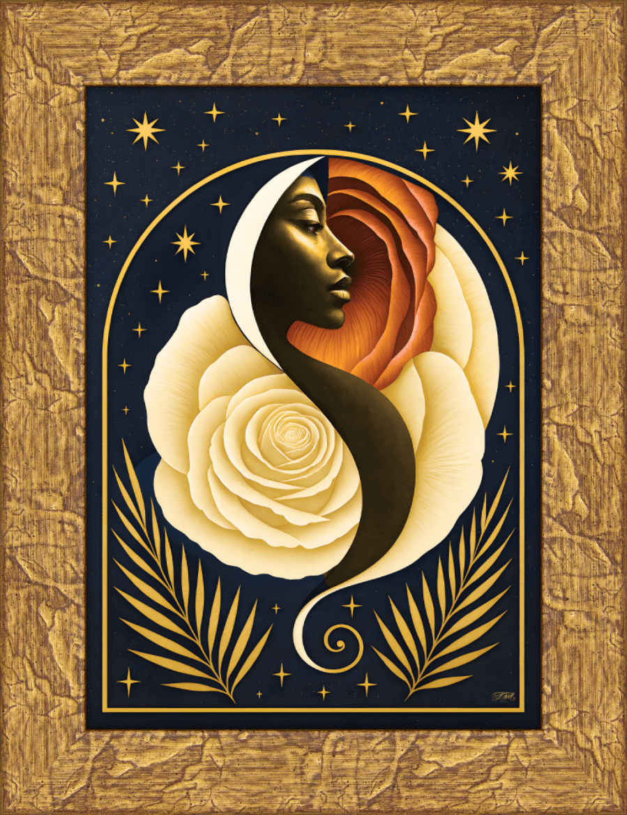 Night of the Garden Self Gold frame 628G A4.png