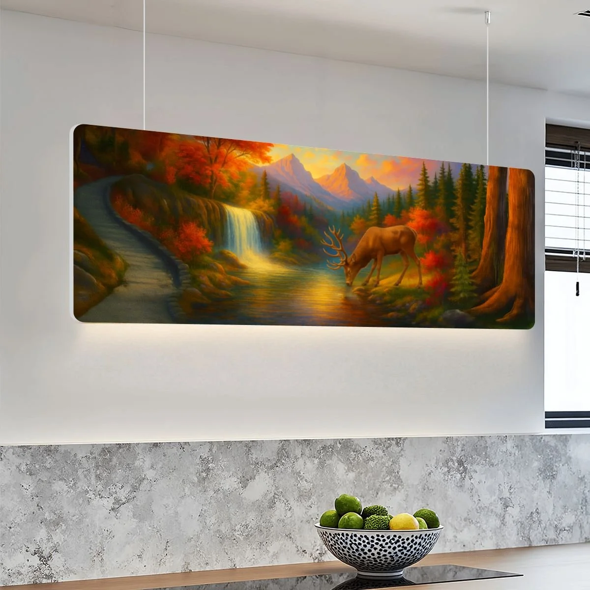 Twilight Communion-  - Custom Sound Absorbing Ceiling Light