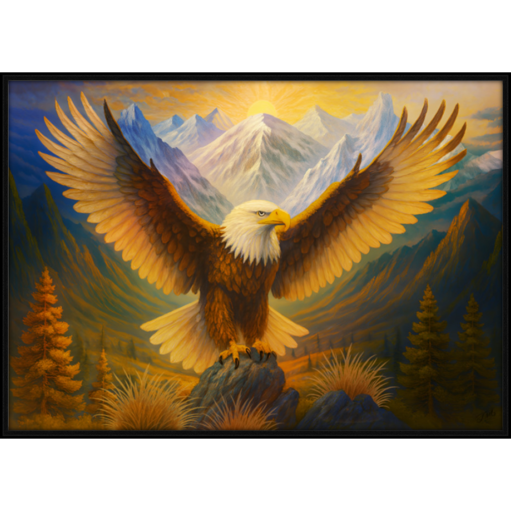 Majestic Vigil Black Grain Float Frame 108FO A2.png