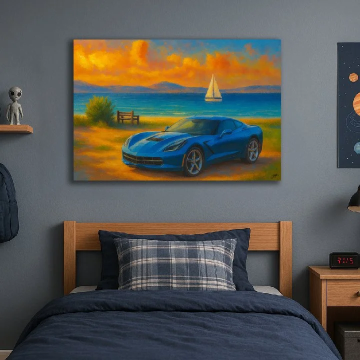 Coastal Pulse  Landscape  Canvas Print