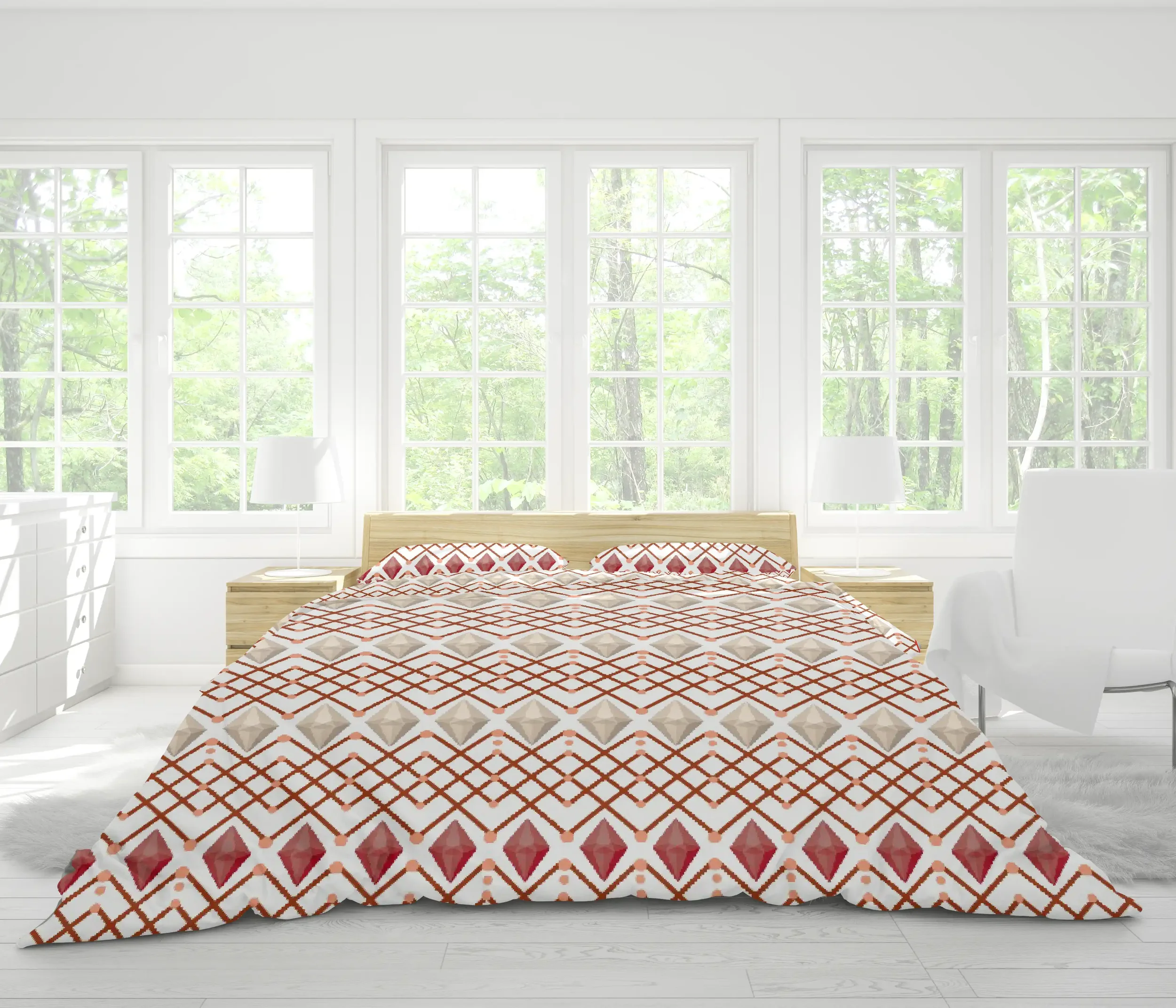 bed cover display only