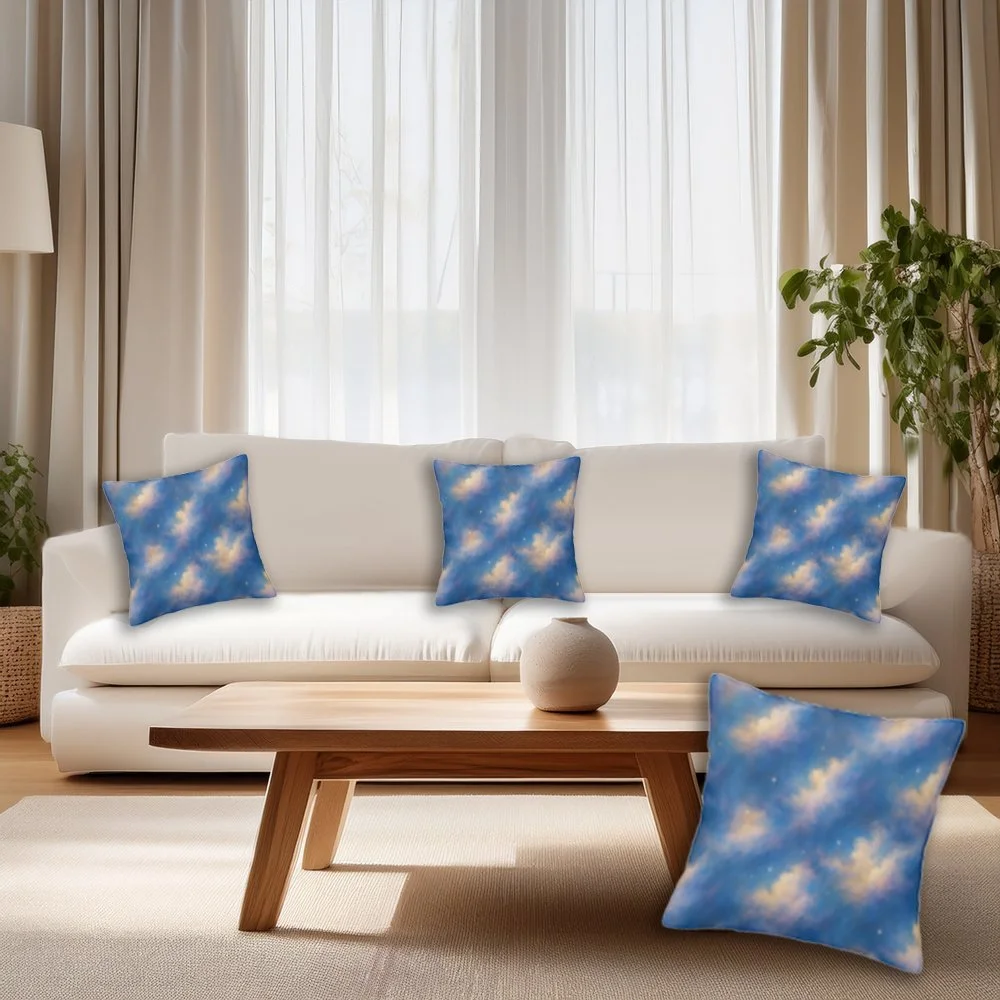 Dream veil Horizon Decorative Throw Cushion Covers Set of 4