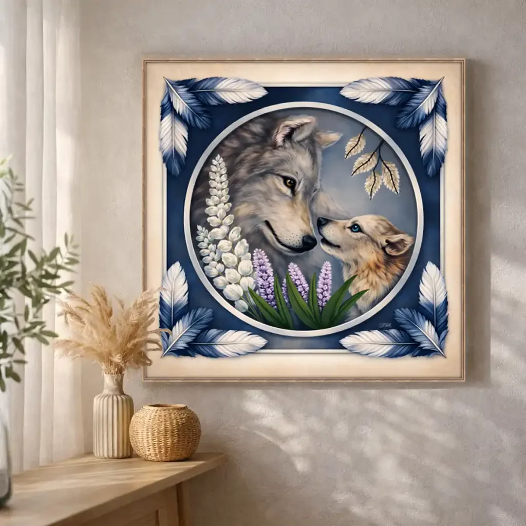 A Mother’s Love Canvas Print/Float Frame