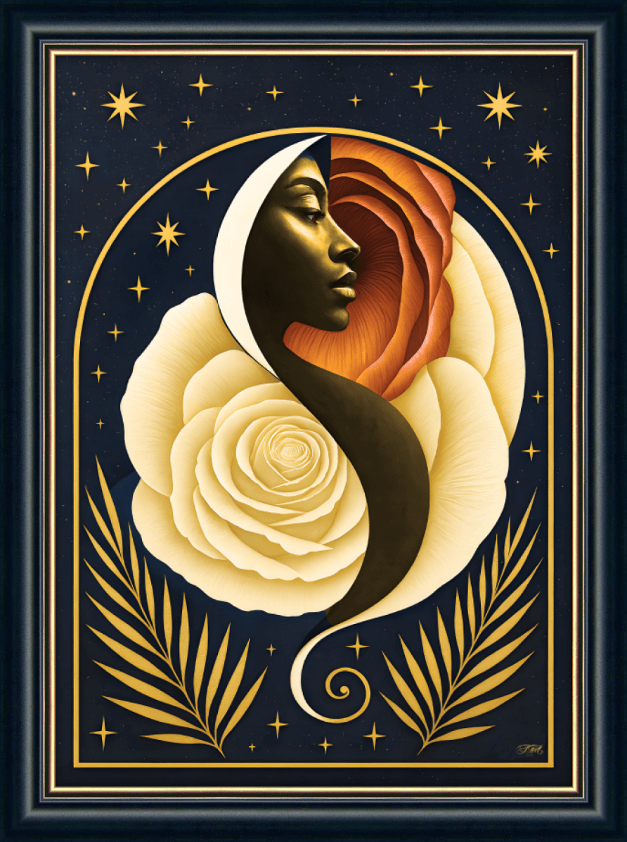 Night of the Garden Self Black gold frame 125FG A4.png