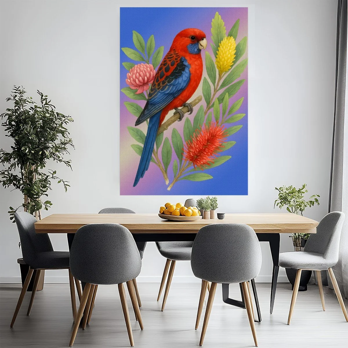 Rosella Bird  Diamond Painting