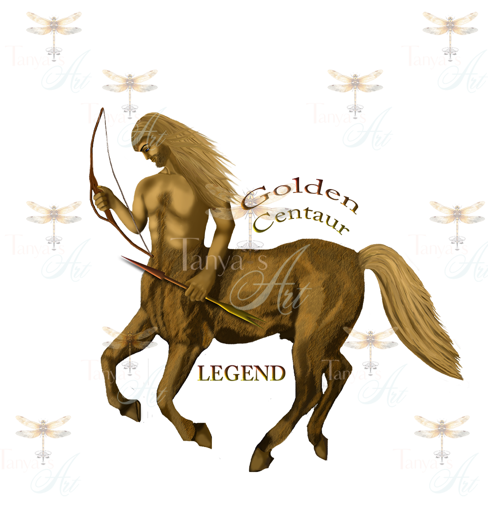 golden centura hand drawn and watermark artwork