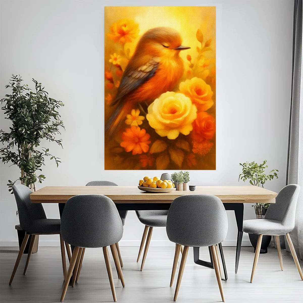 Whispery Feathered Silence Diamond Painting