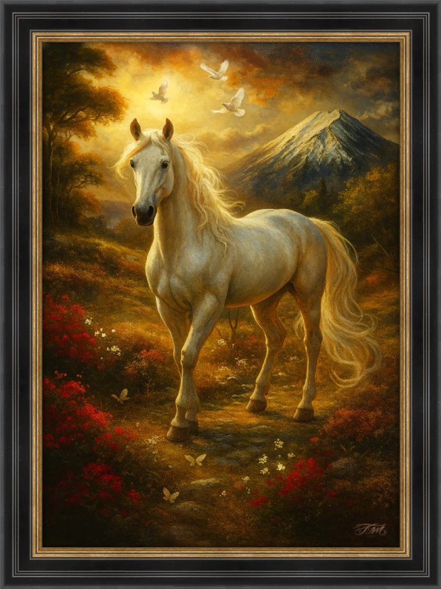 Sanctuary-of-the-White-Stallion-Black-Frame-702FG-A3.jpg