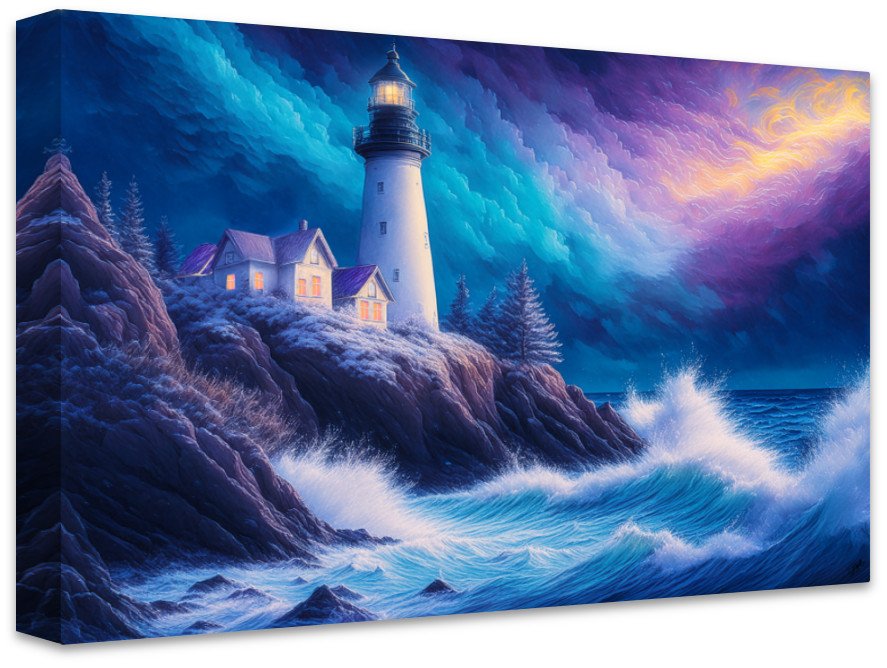 Beacon in the Tempest Canvas Mirror Edge.jpg