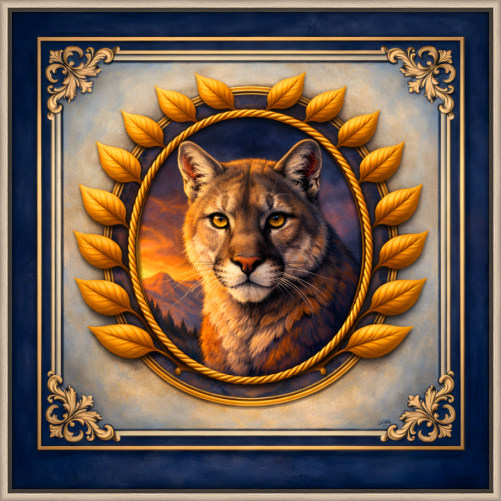 Regal Watcher of the Dusk Florat Frame Raw Oak 108RO 40 squ.png
