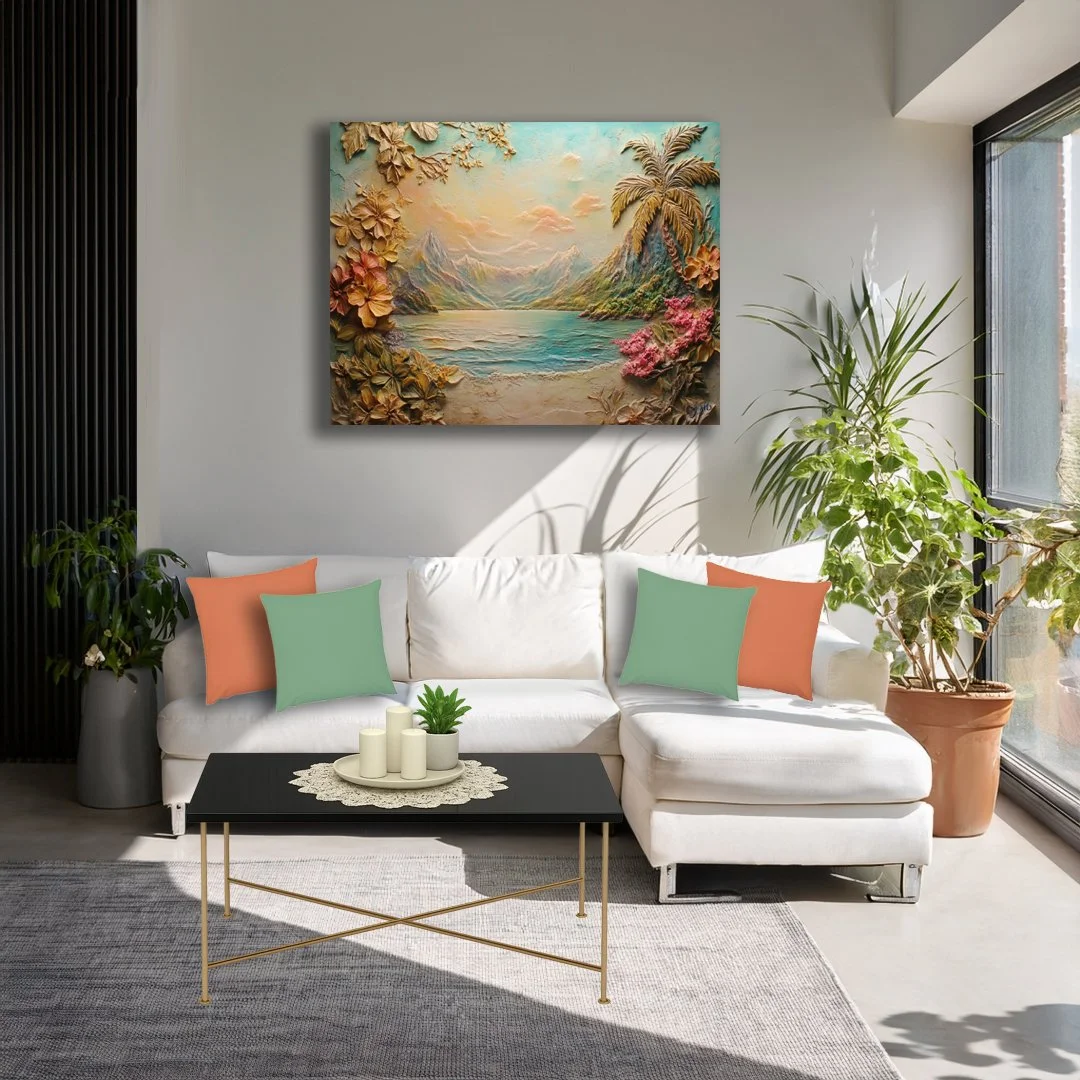 Hawaiian Sanctuary  3D Wooden Art Print