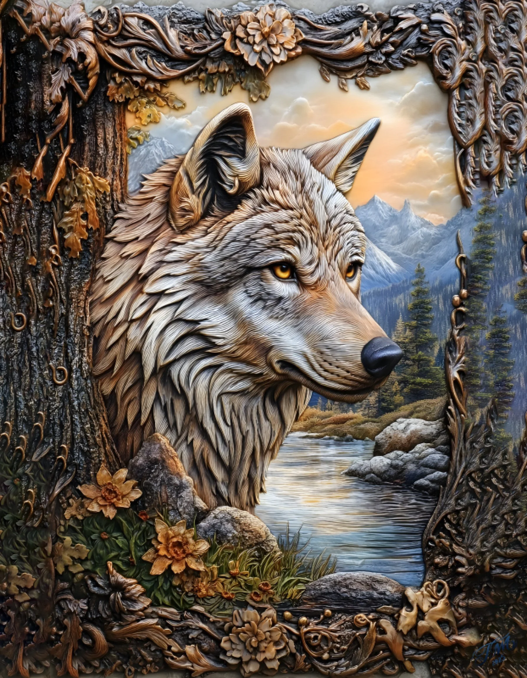 Mountain Spirit Rising Wooden Art Print Flat.jpg