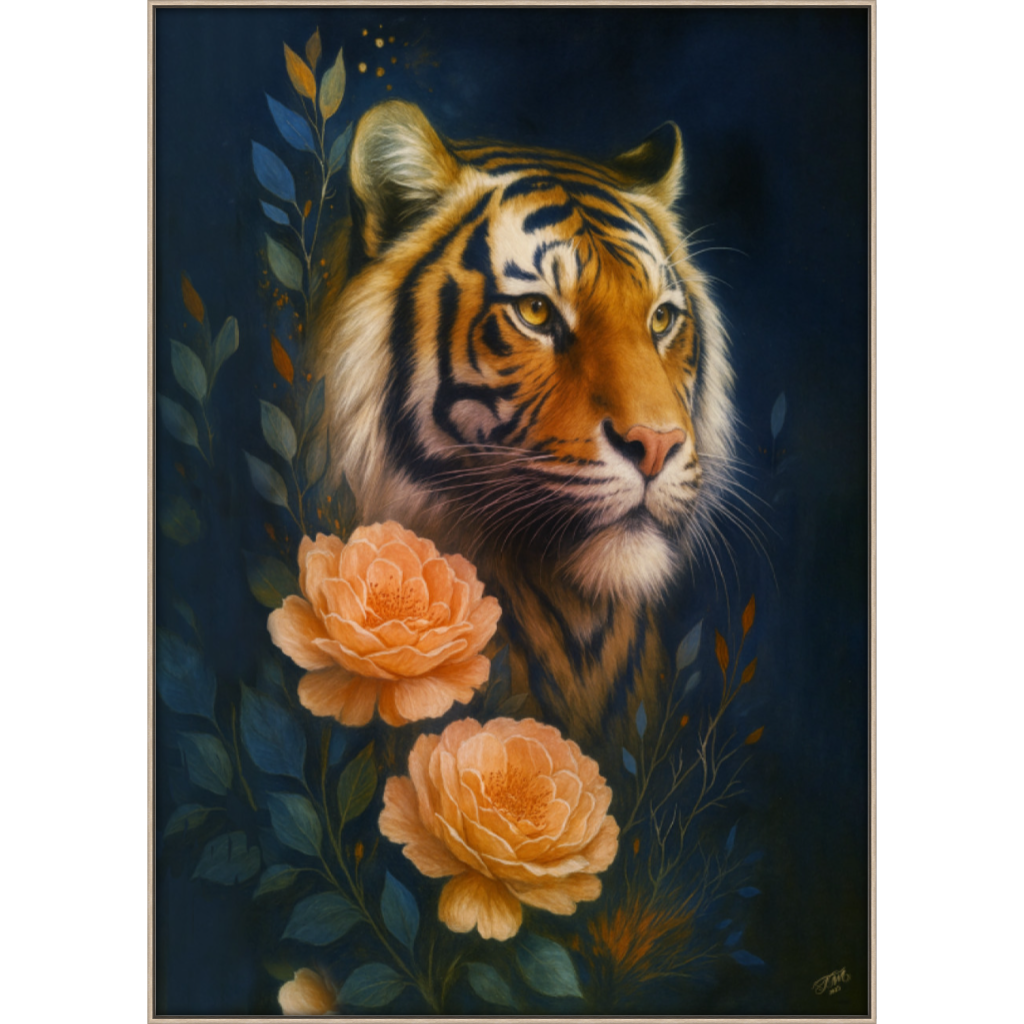 The Blooming Beast Raw Oak Float Frame 108RO A0.png