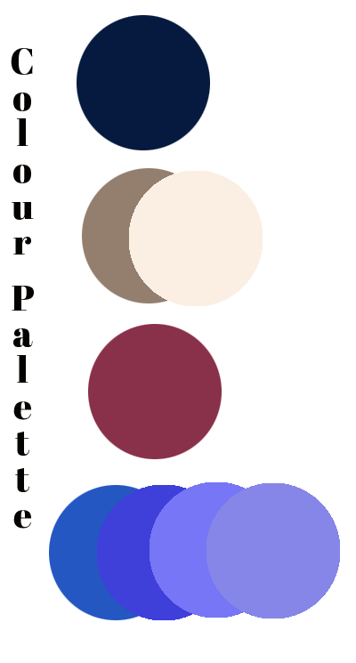 Colour Palette for Evening Bloom Image Display