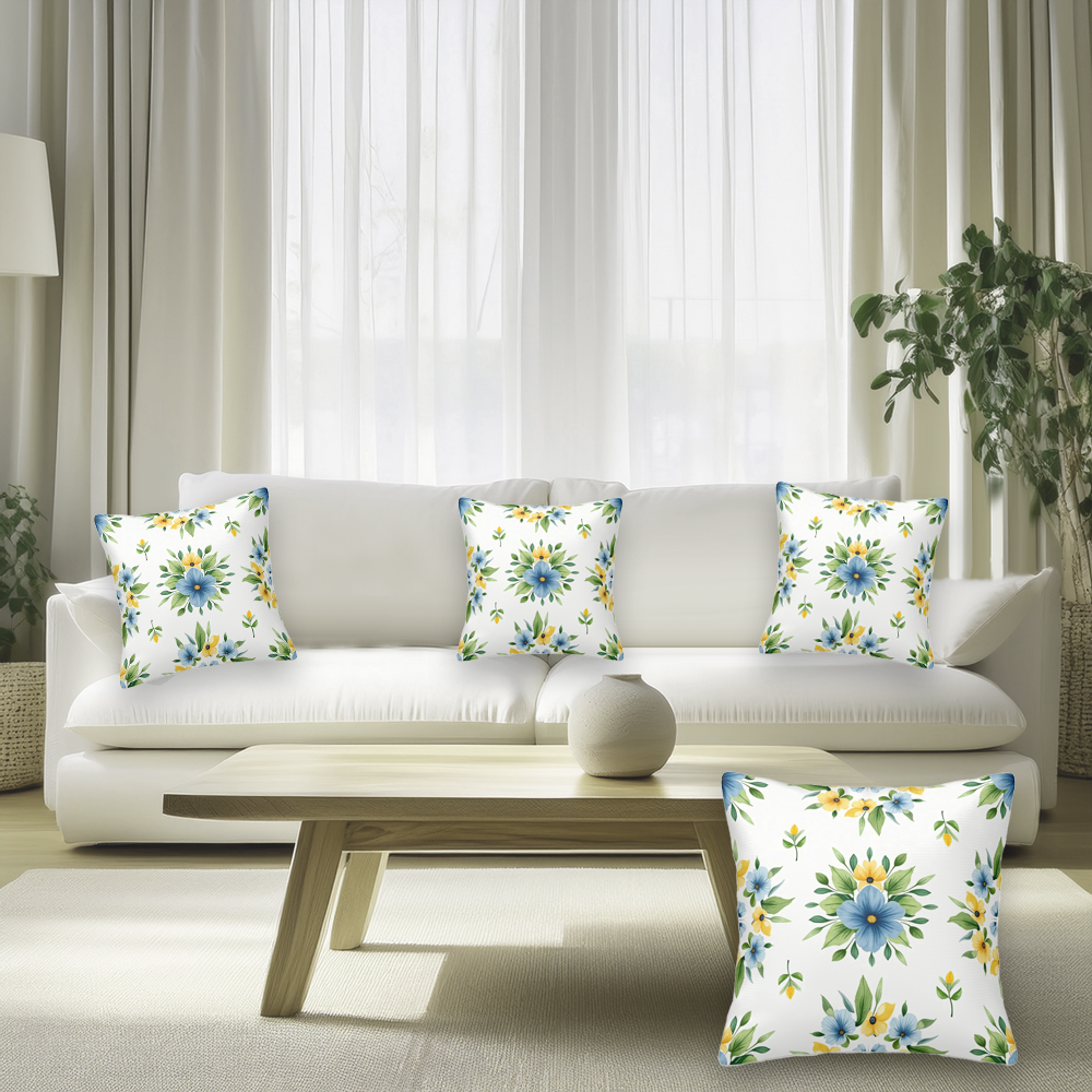 Whispers of Spring Throw Pillows Set of 4