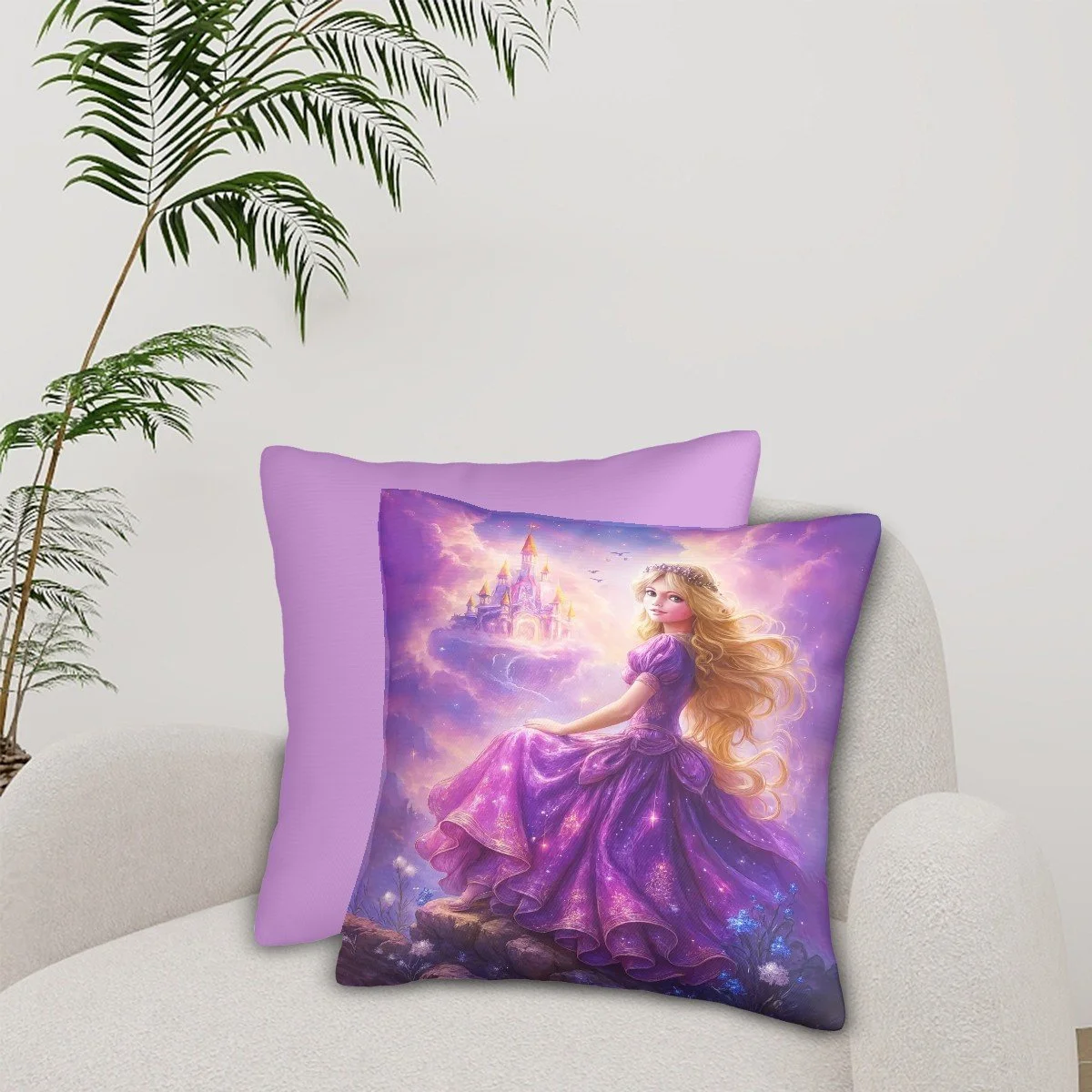 Where Wishes Bloom- All Seasons Throw Pillow Covers Set of 2