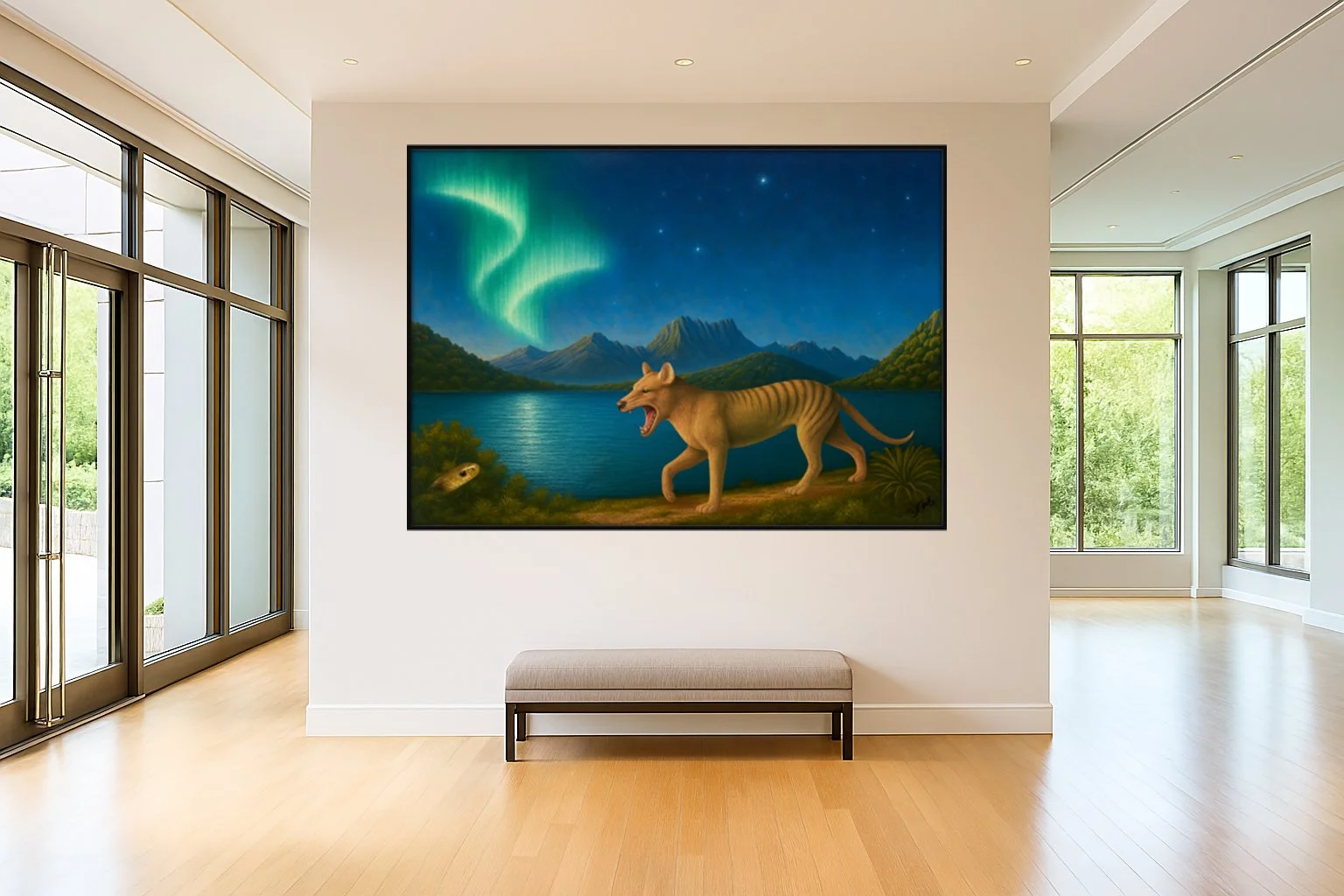 Tasmanian Tiger Quality Framed Print