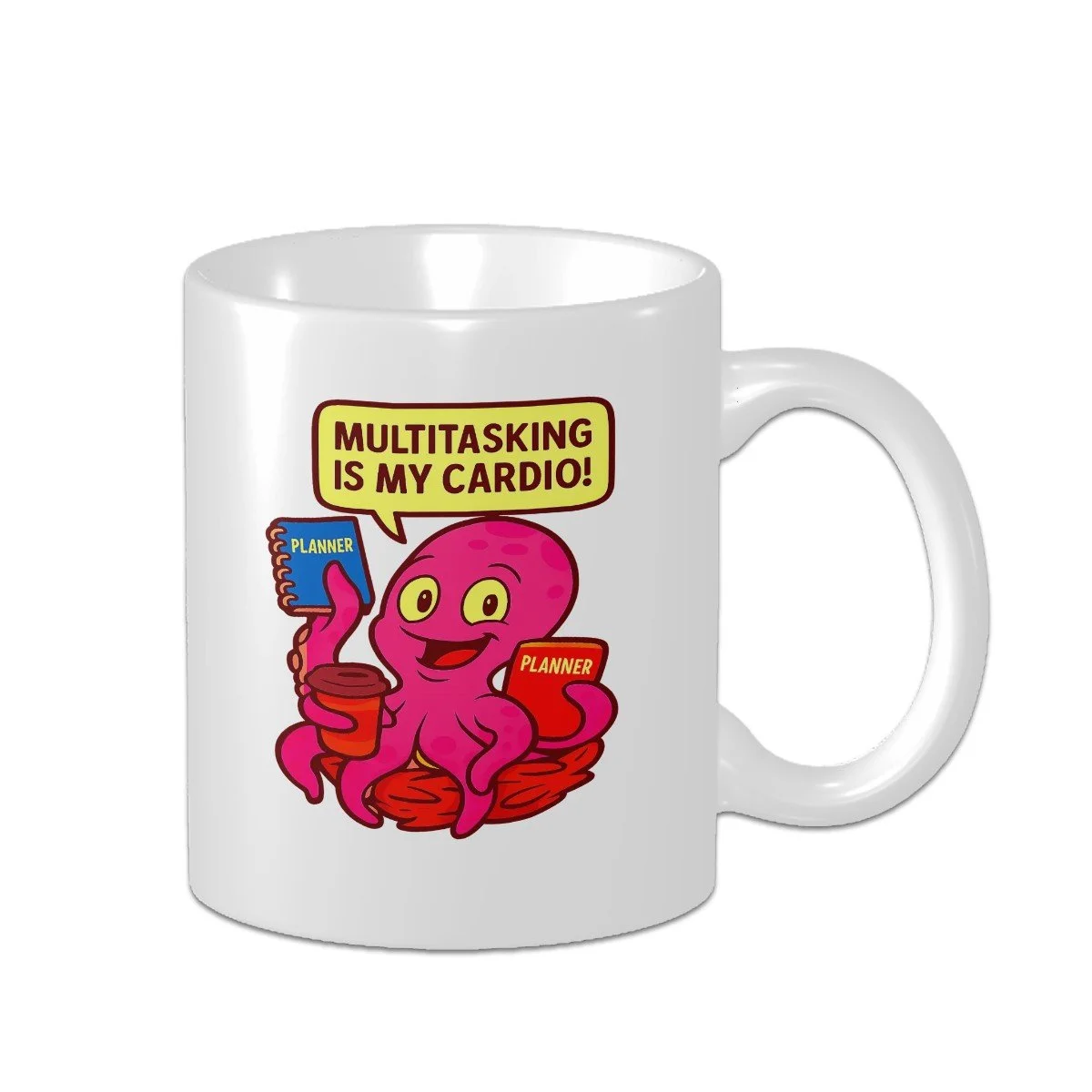 Multitasking 11oz Cermaic Mug