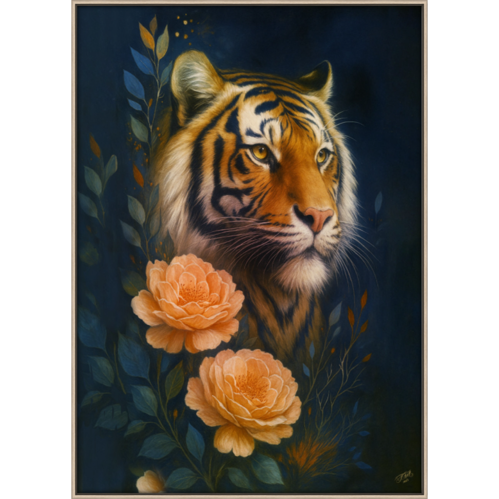 The Blooming Beast Raw Oak Float Frame 108RO A1.png