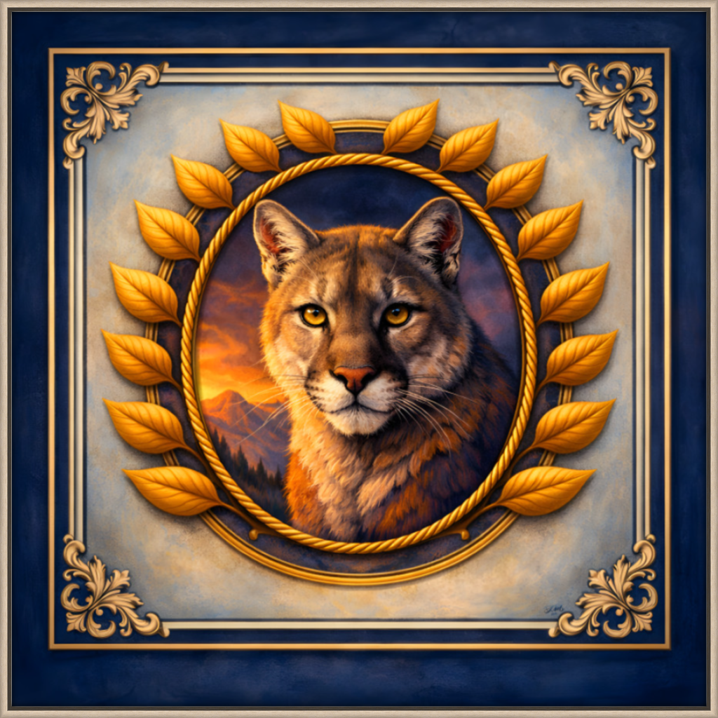 Regal Watcher of the Dusk Florat Frame Raw Oak 108RO 60 squ.png