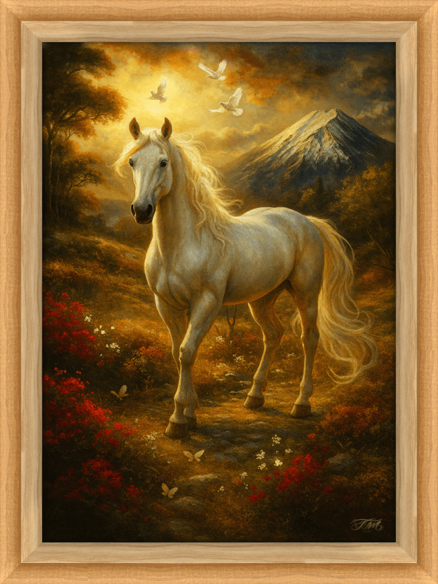Sanctuary of the White Stallion Stained Frame 321BR A4.png
