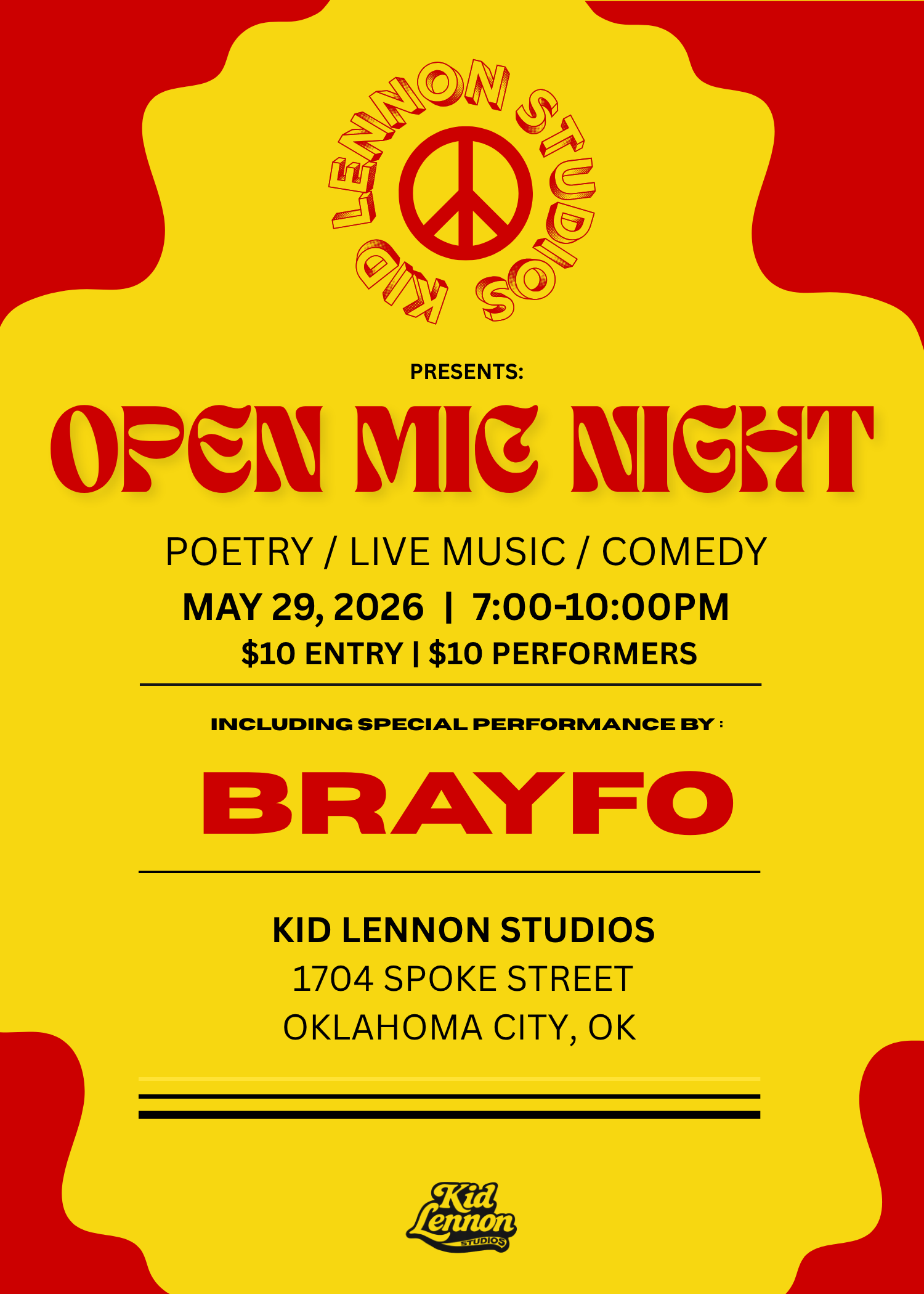 Open Mic, May 29th