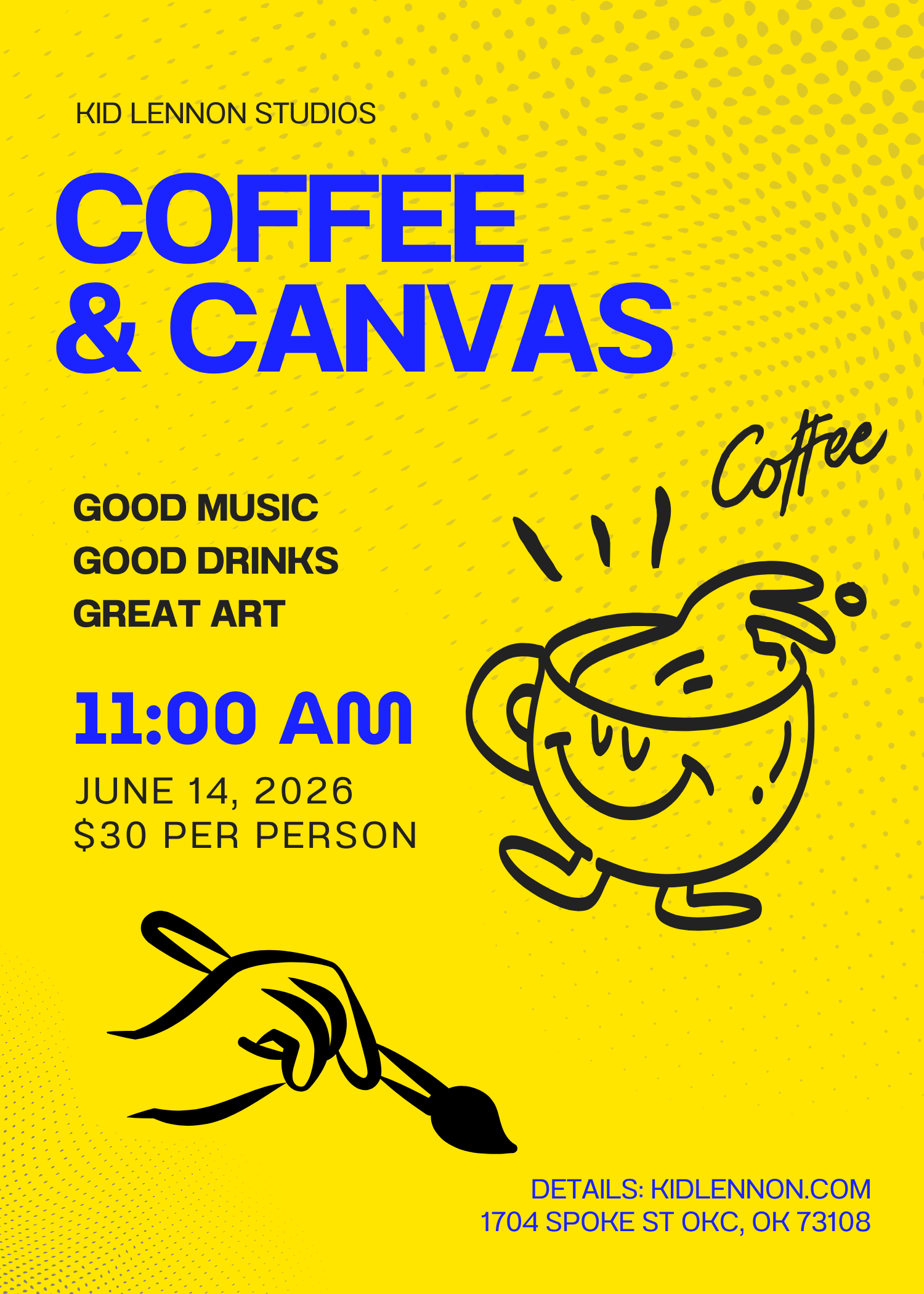 Coffee & Canvas, June 14th