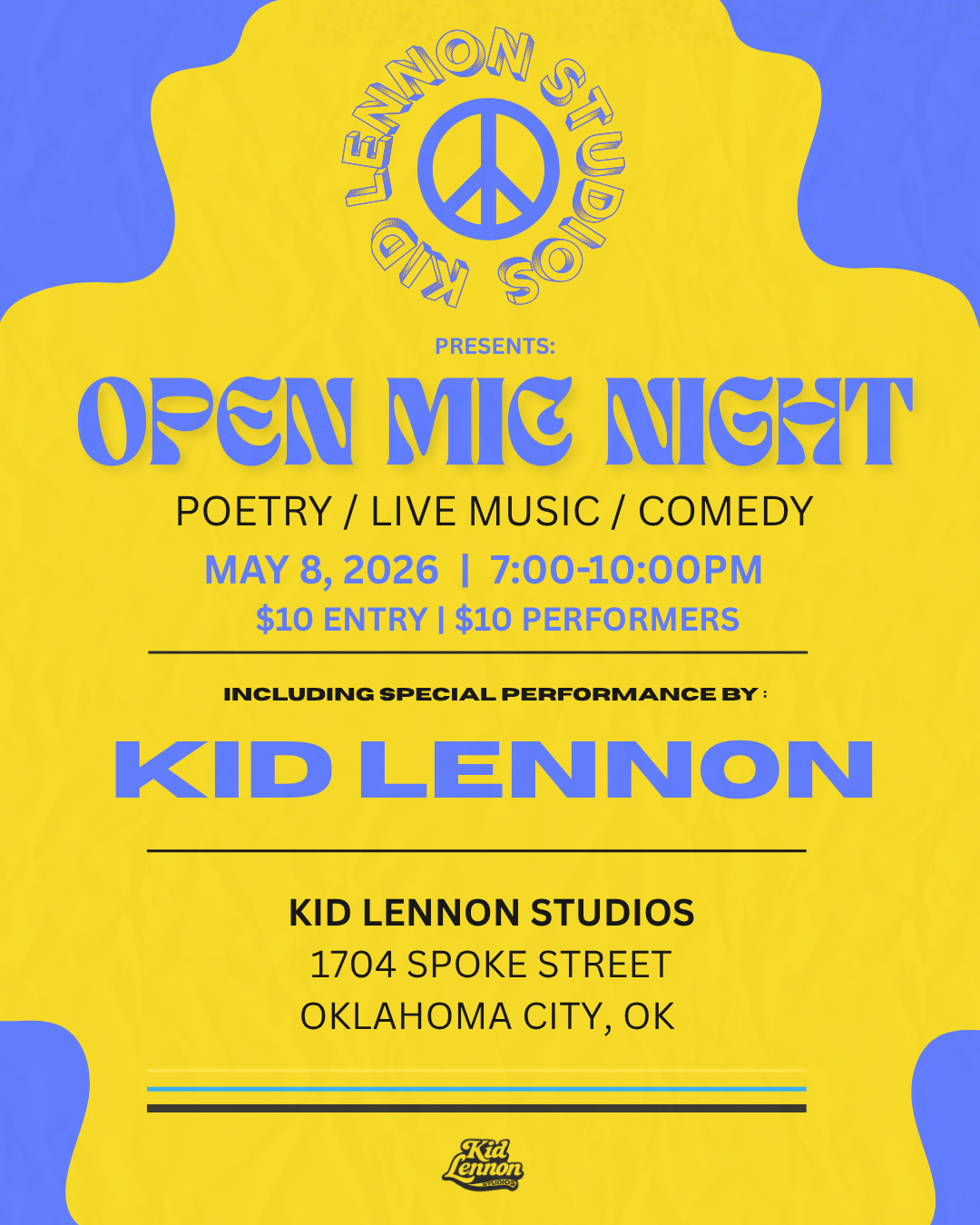 Open Mic, May 8th 7:00PM-10:00PM