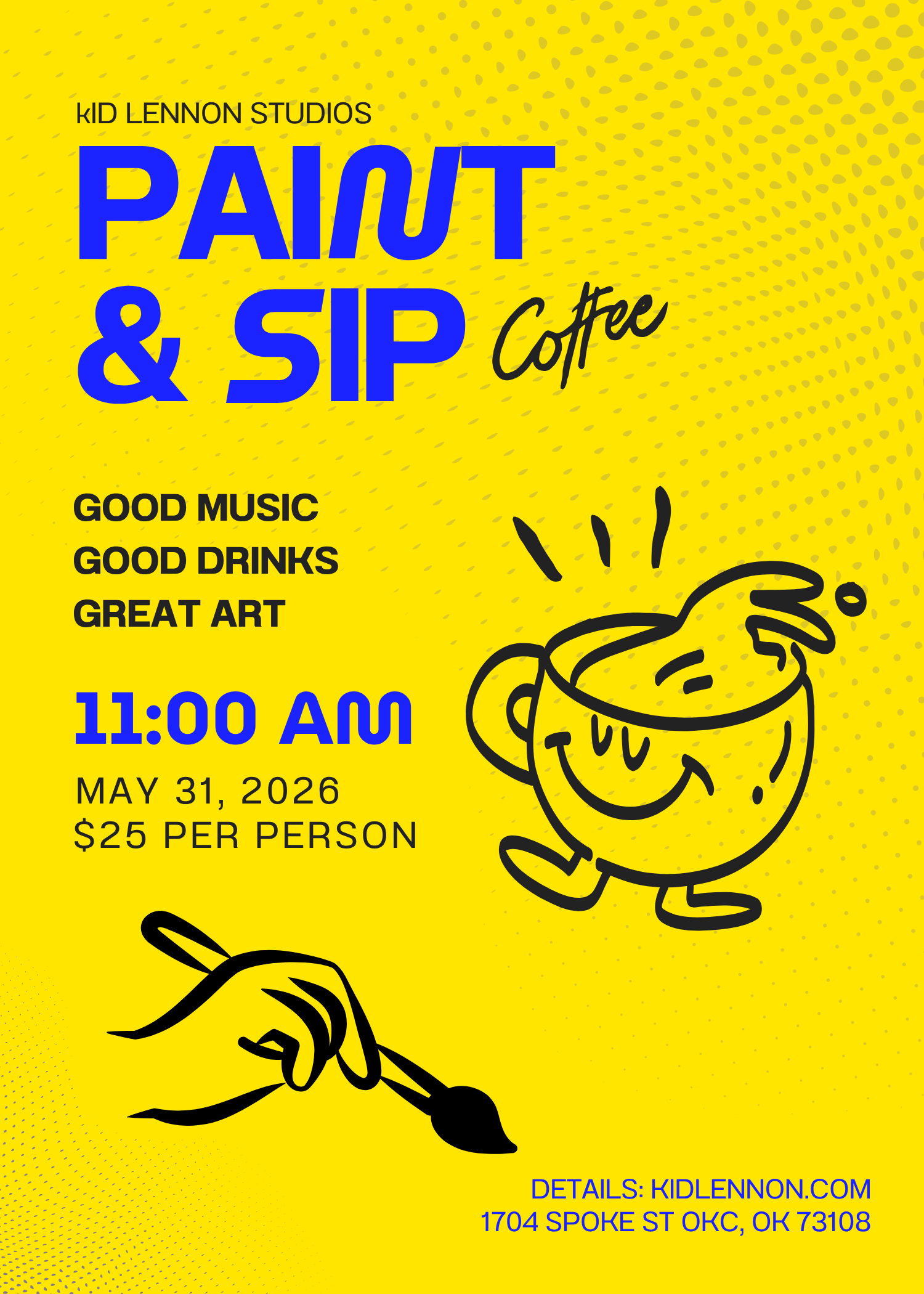 Paint N Sip (Coffee Version), 11:00AM