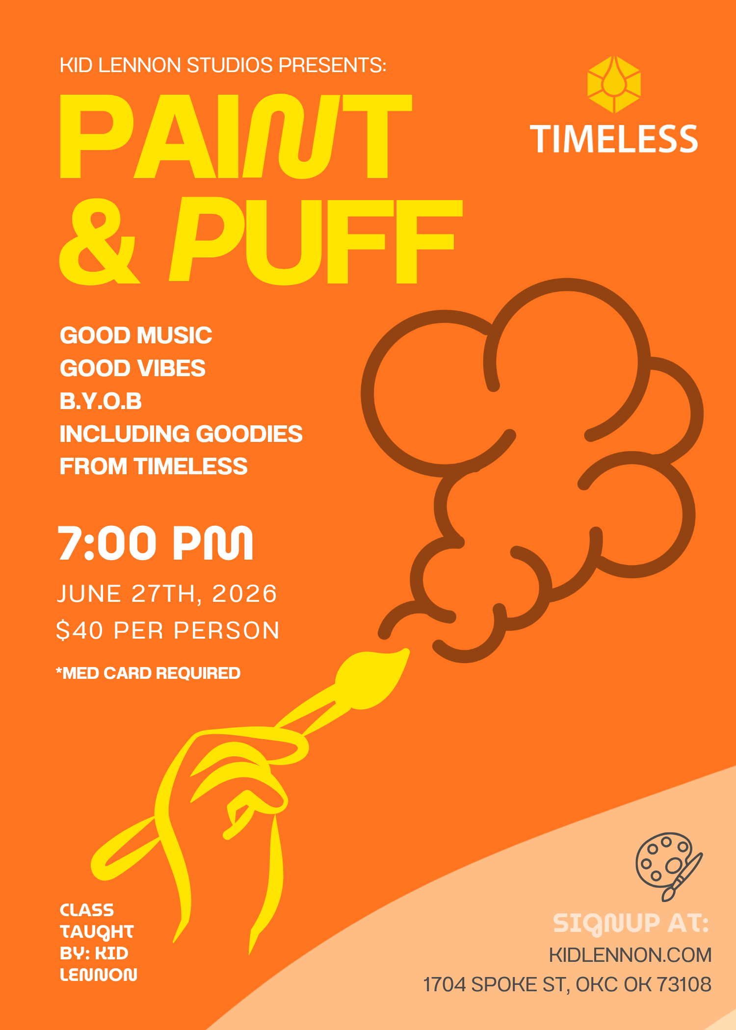 Paint N Puff, June 27th