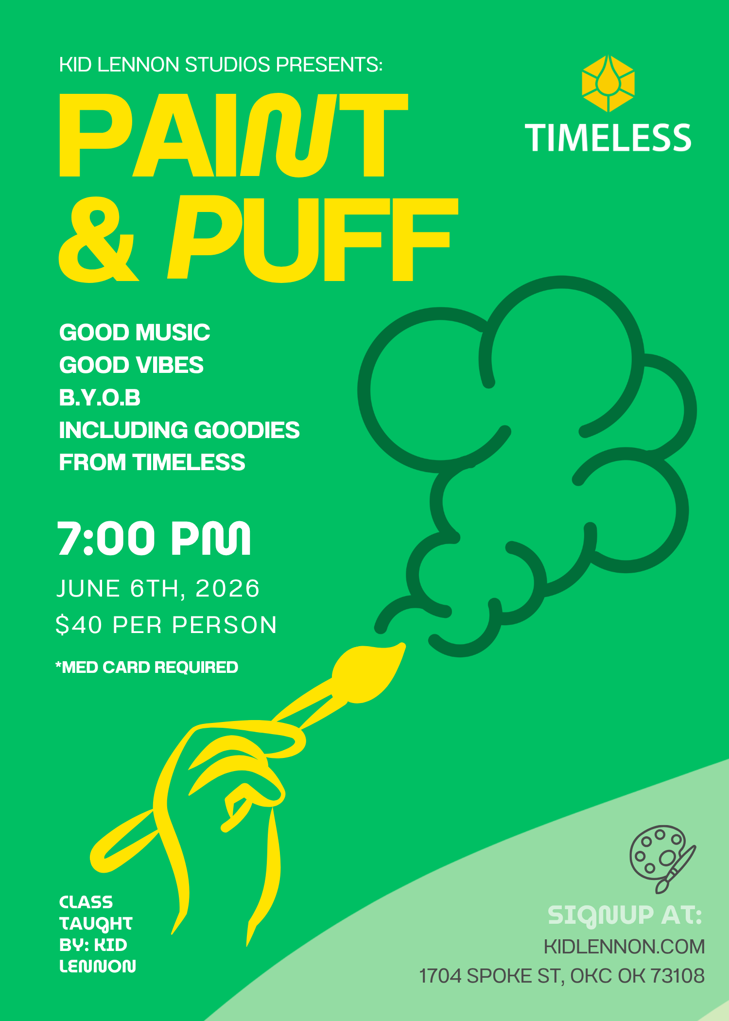 Paint N Puff, June 6th