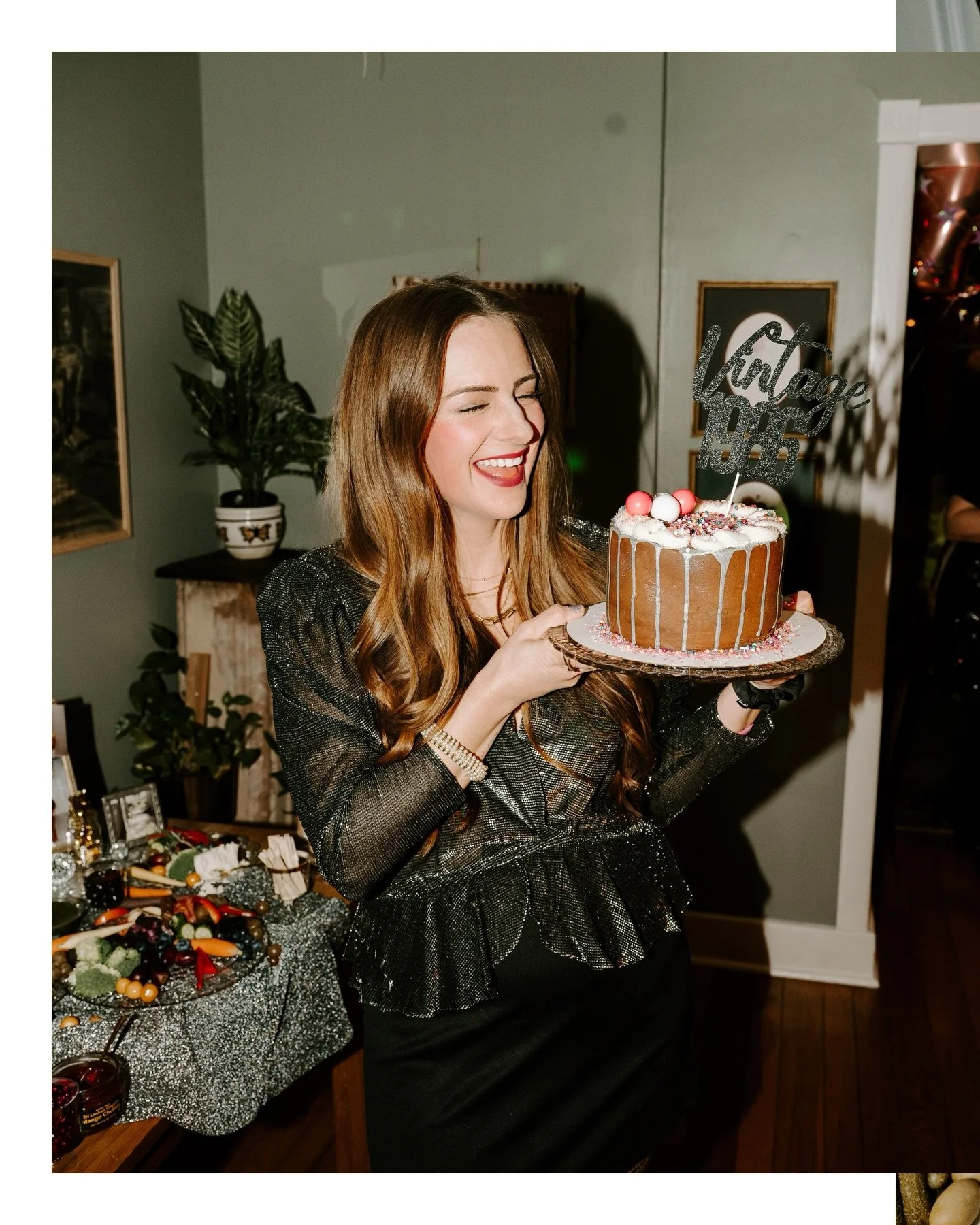Celebrating @whitwinkler looks like laughter, glitter, candles glowing a little longer, and a room full of people who adore you. Honored to witness this season, this milestone, and the love she gives others. Here&rsquo;s to the decade ahead&hellip; m