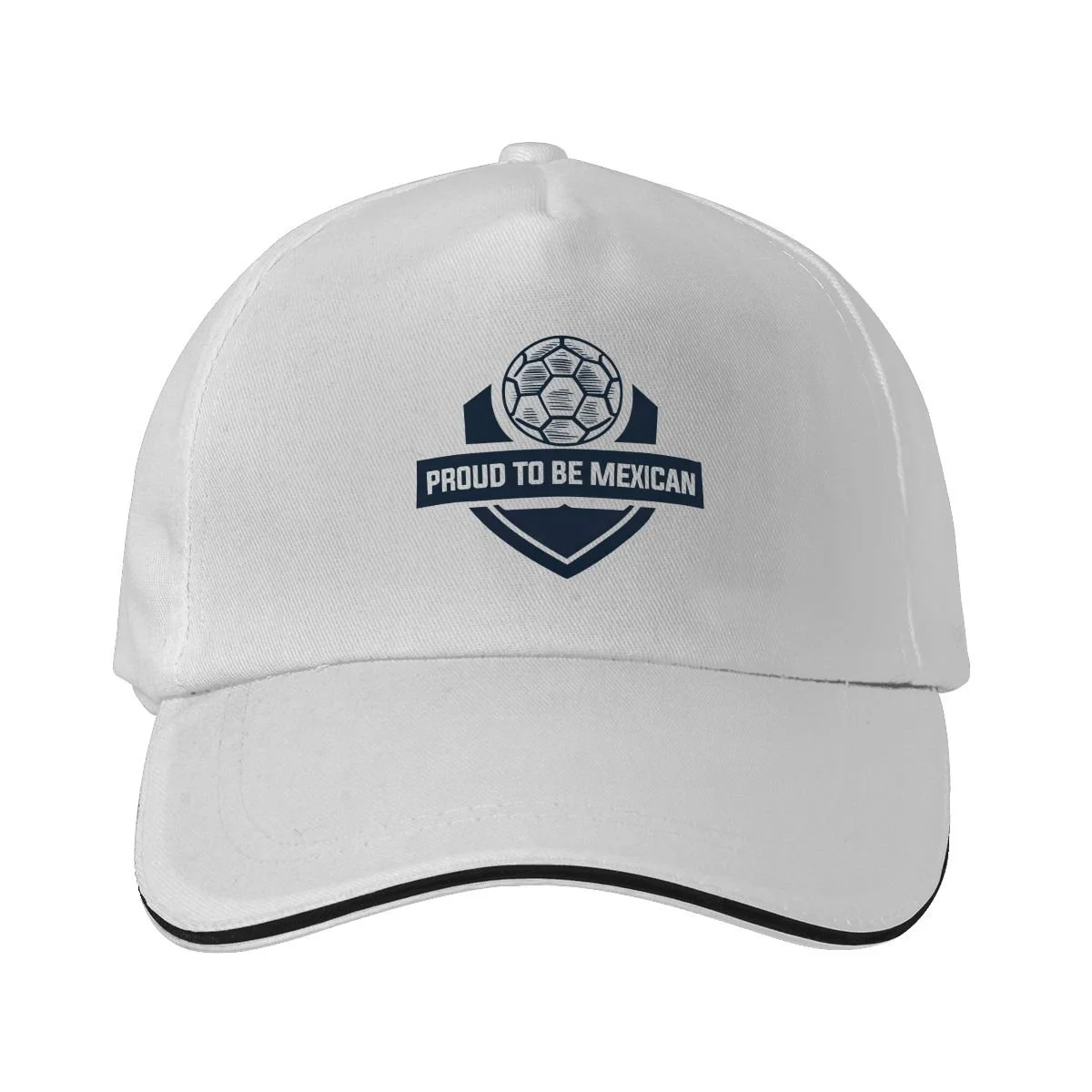 Proud to Be Mexican® – Unisex Baseball Cap  World Cup 2026 Supporter Emblem White