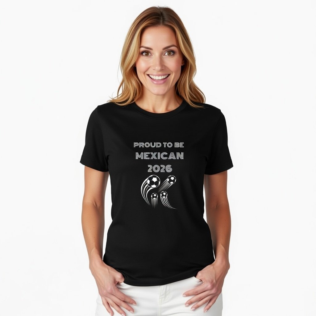 World Cup Supporter Unisex Black T-Shirt Dynamic Soccer 2026