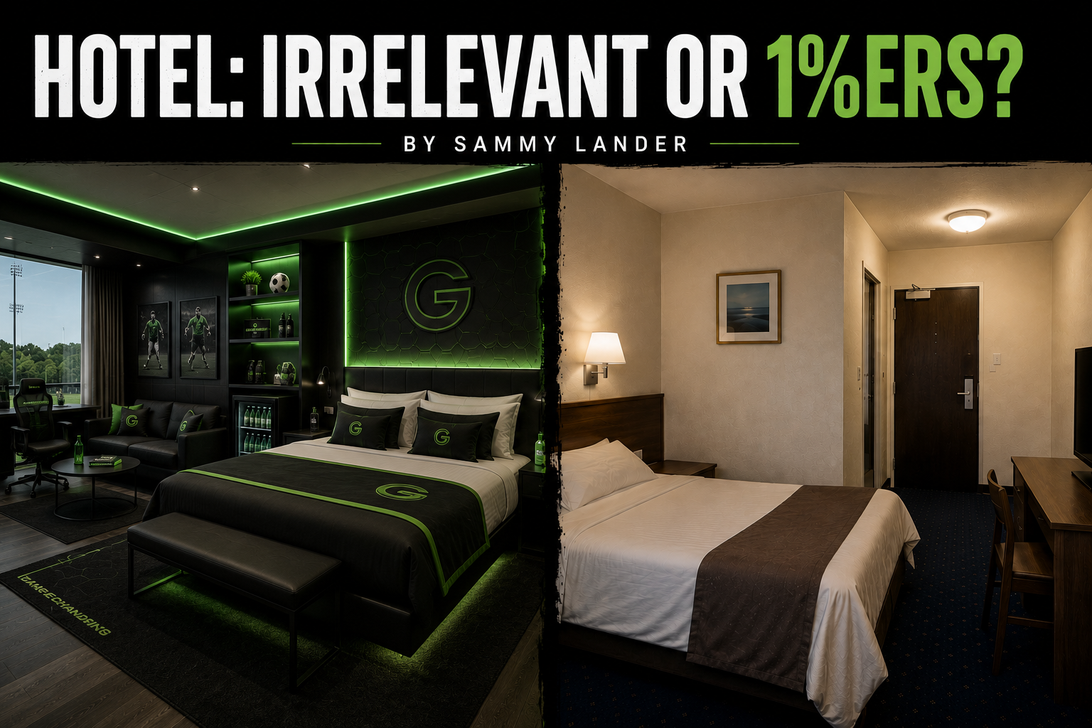 hotels: irrelevant or 1%ers?