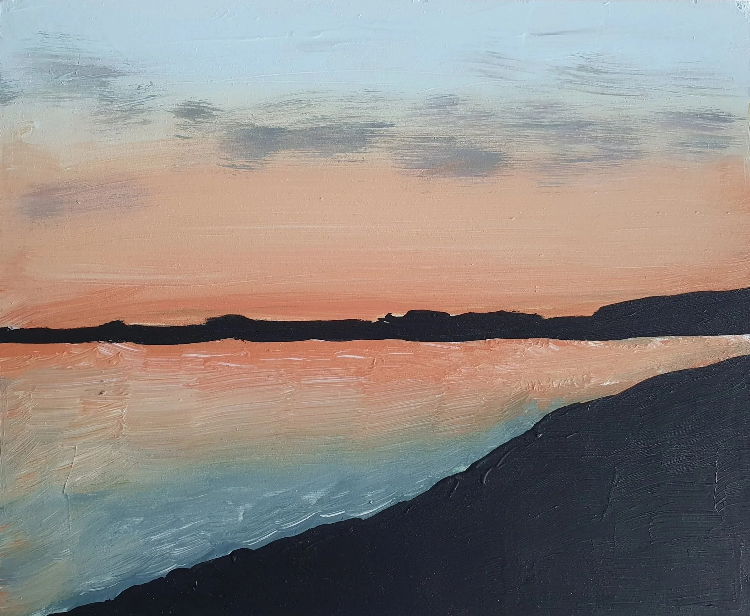 Estuary, Winter 1 (2023)
Acrylic on Board