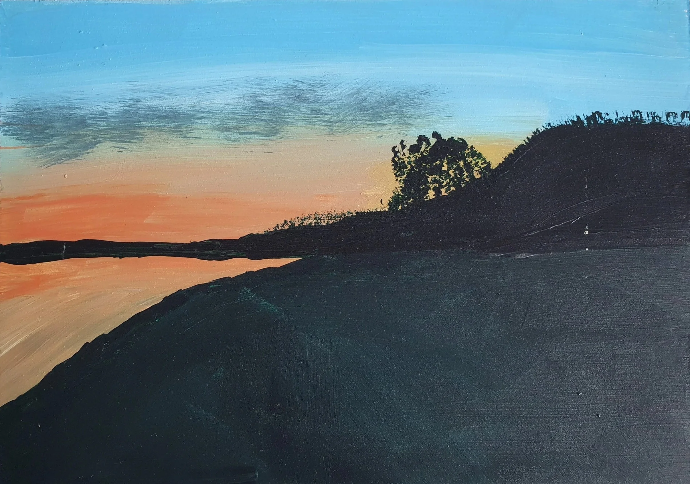 Estuary, Winter 2 (2023)
Acrylic on board