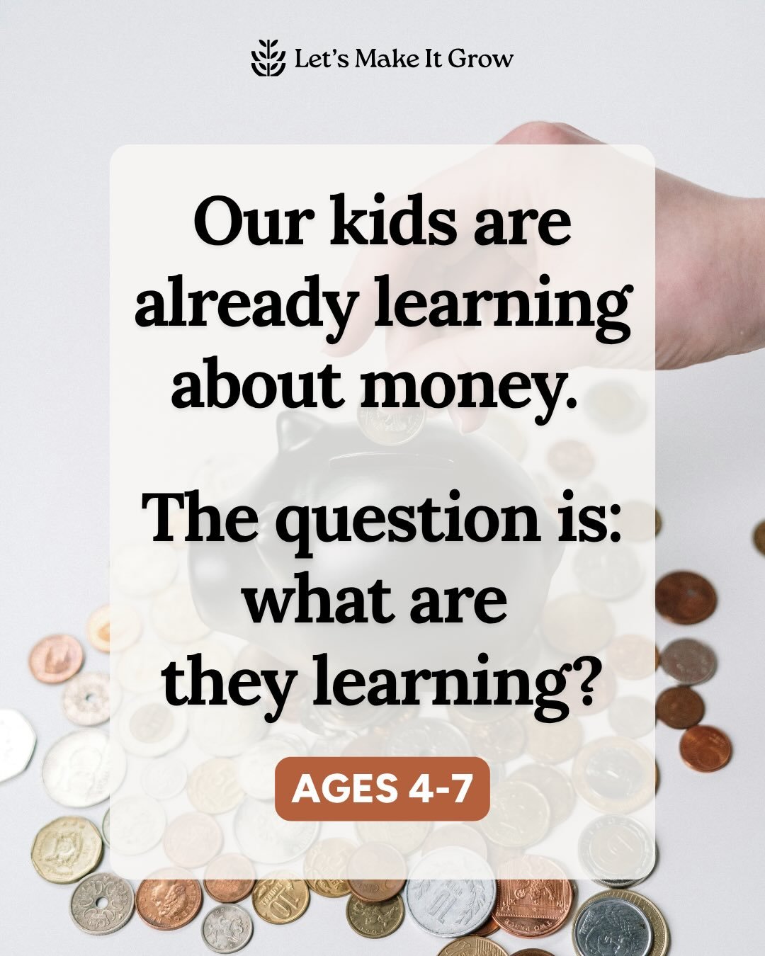 The foundation for money habits is largely established by age 7. That&rsquo;s earlier than I used to think, and I bet it&rsquo;s earlier than you would have guessed, too. As it turns out, our kids aren&rsquo;t too young to be learning about money aft