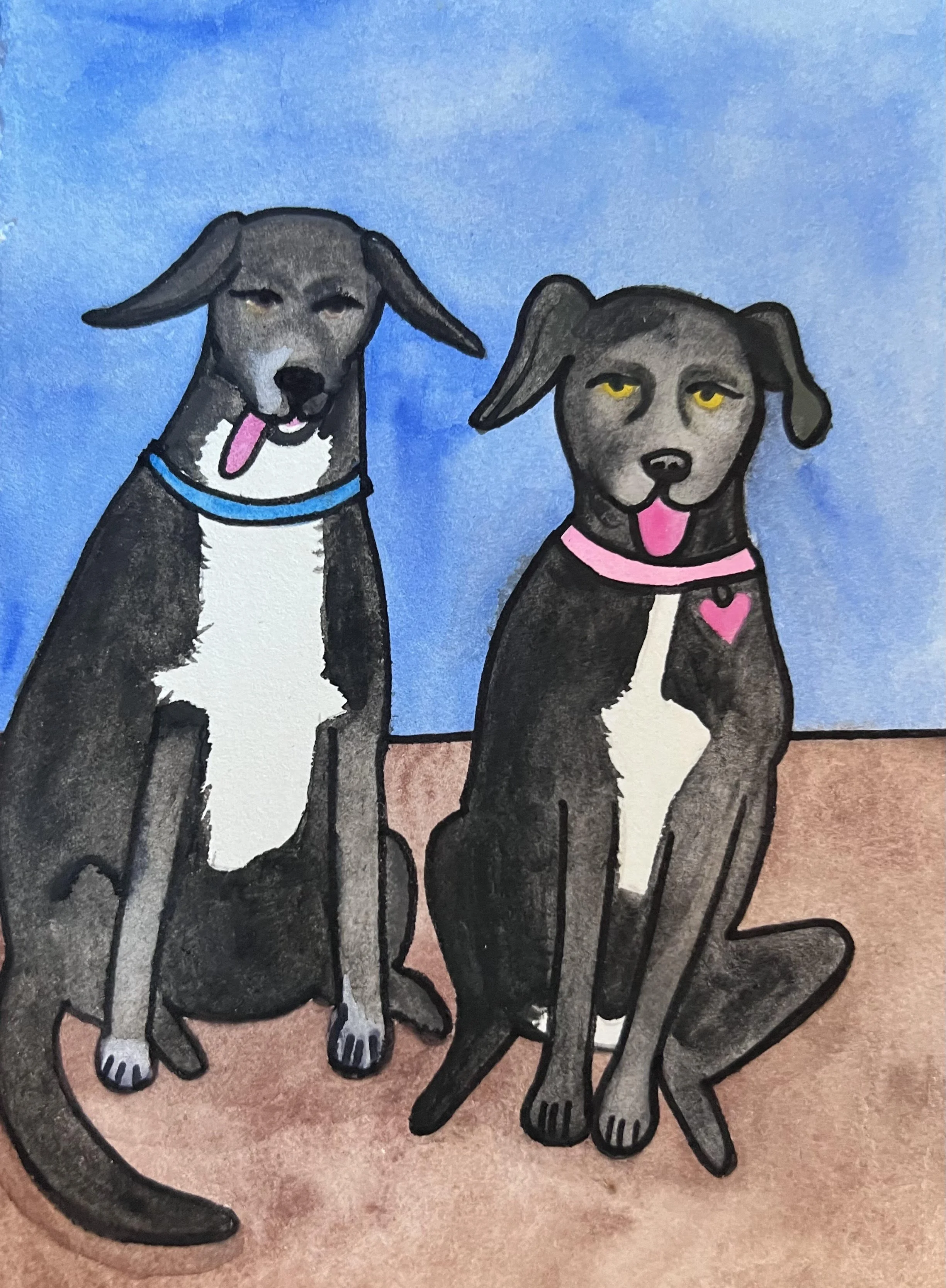 Custom Pet Portrait 5x7in.