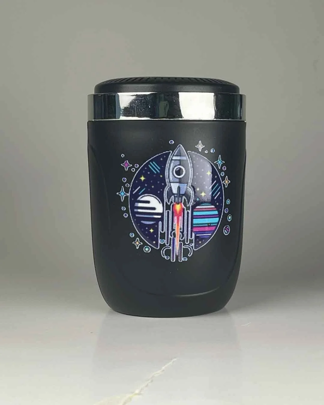 Retro Rocket Portable Ash Bin