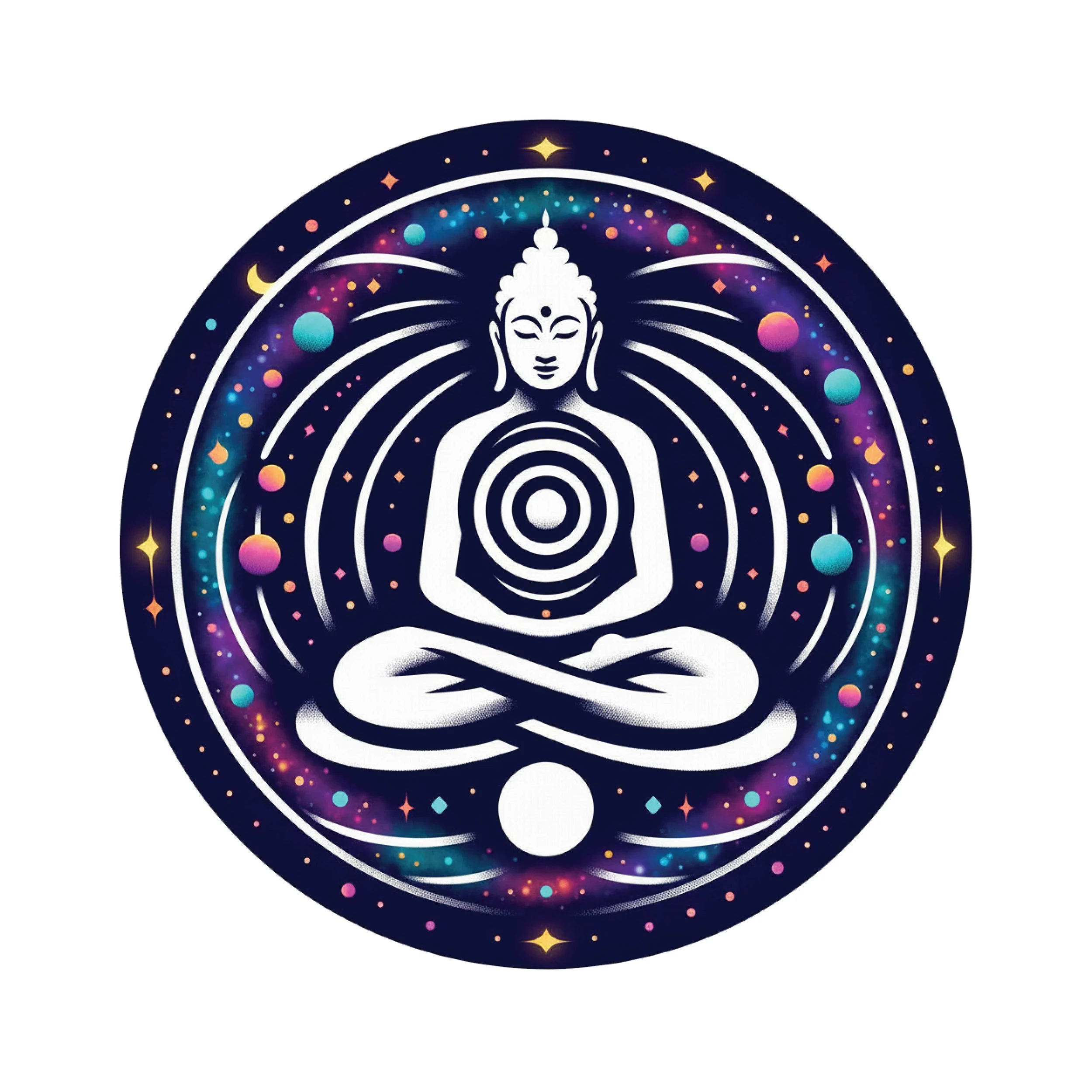 Galactic Meditating Buddha