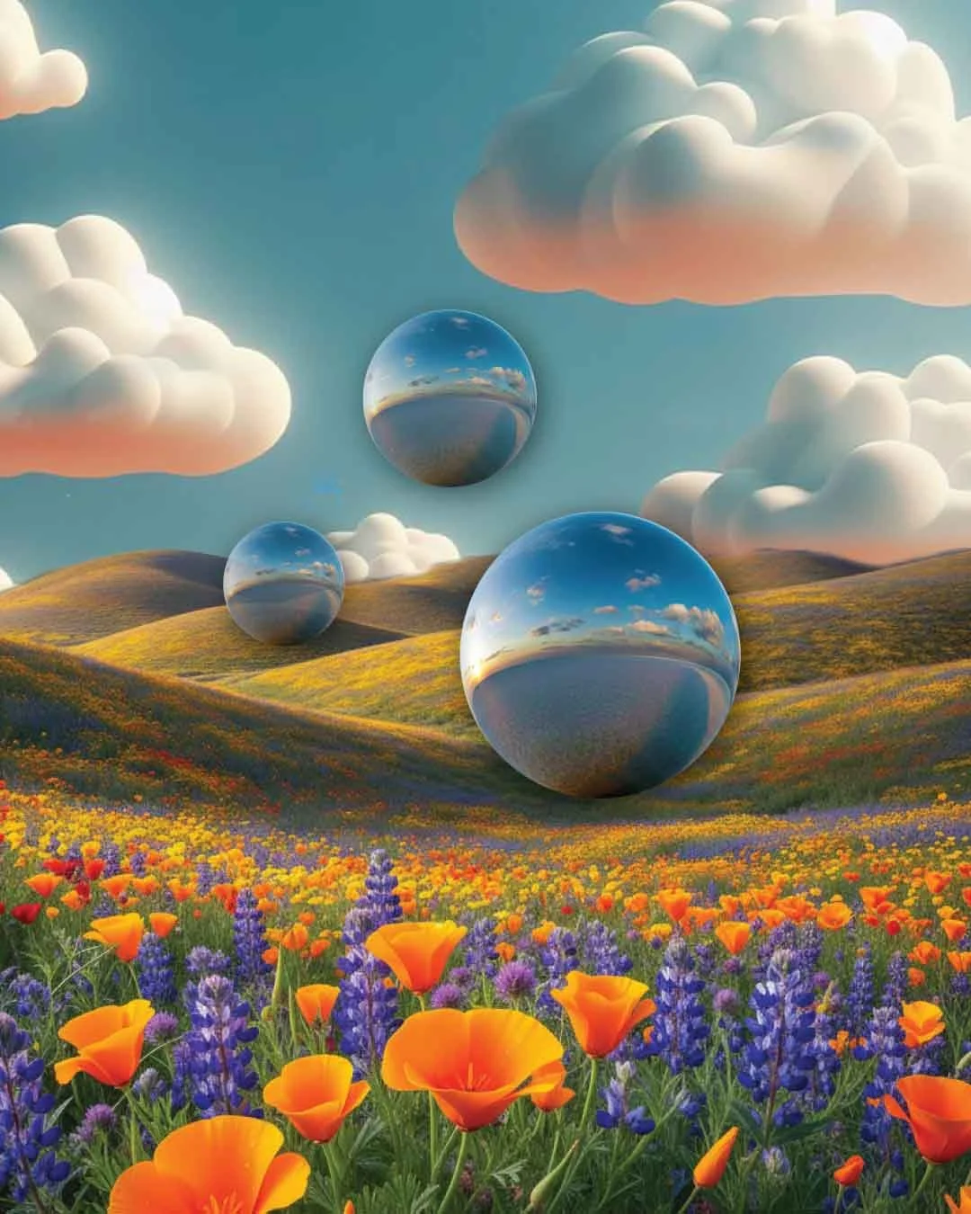 Chromium Superbloom over the Poppy Fields