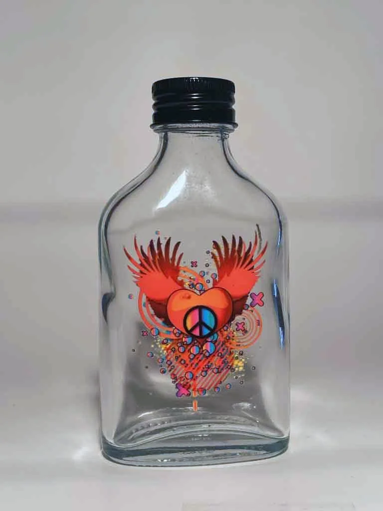 Wings of Pride and Peace Flask