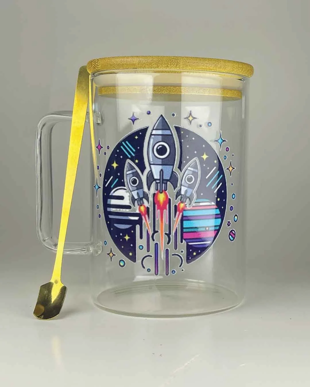 The "Squadron One" Galactic Mug with Bamboo Lid
