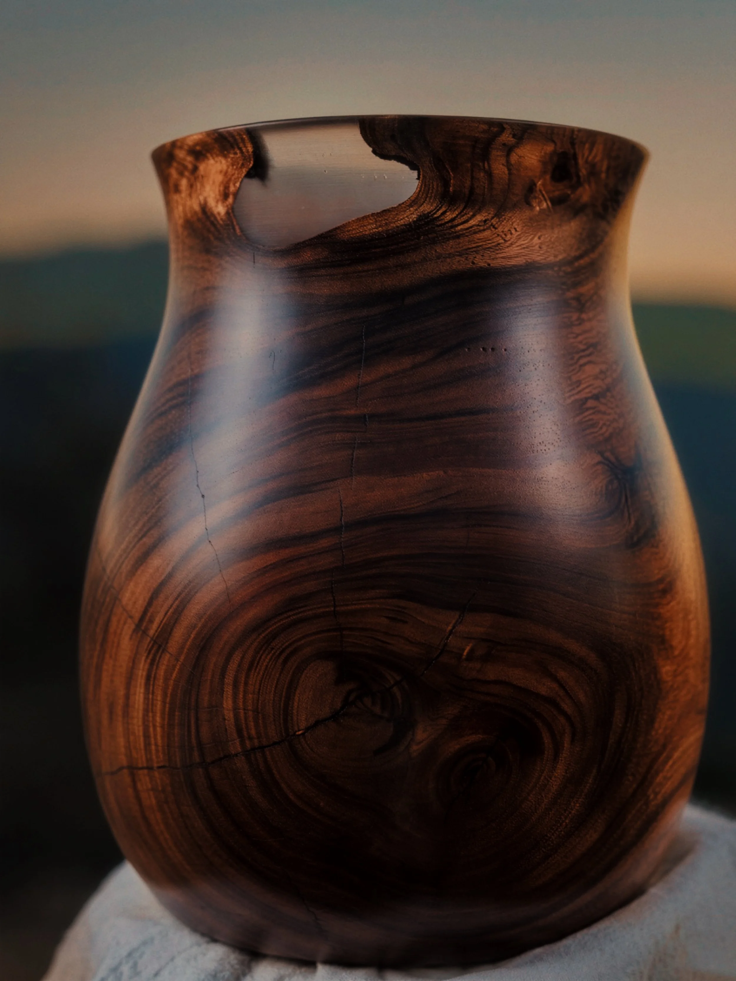 Walnut Vase #108, 2026