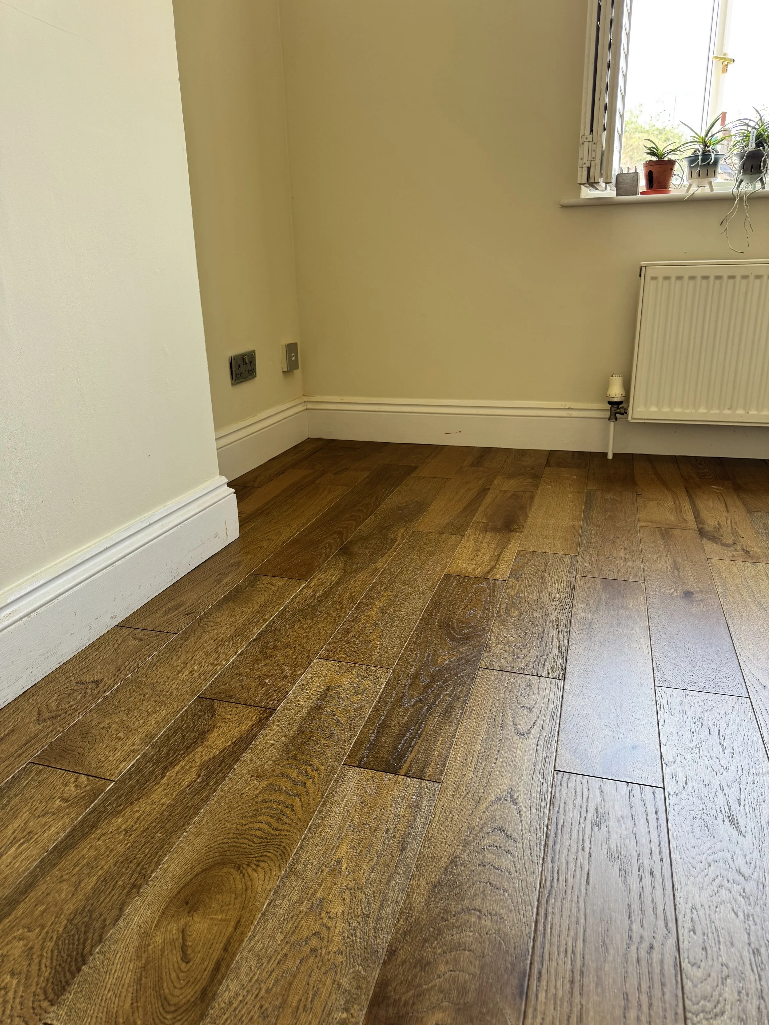 Engineered oak flooring installation in Coventry, West Midlands