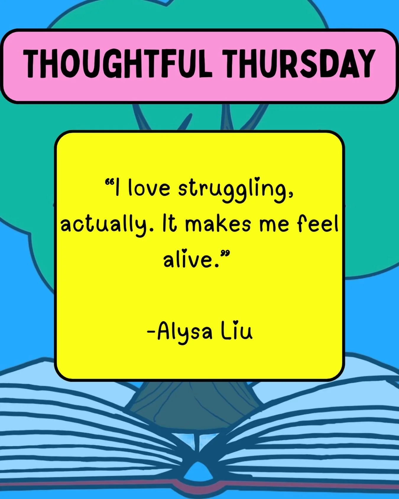 For 🤔Thoughtful Thursday🤔 we&rsquo;re going keep the Growth Mindset theme going with a quote from USA Olympic gold medalist Alysa Liu. I think that in this age of AI when so many adults and students are using these apps and sites to cut corners, it