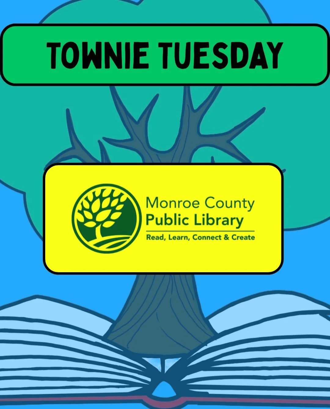 It&rsquo;s 📍Townie Tuesday📍 another new series where I plan to share local events and resources that families can access this summer to keep kids&rsquo; minds sharp and engaged! Today&rsquo;s resource is tried and true - Monroe County Public Librar