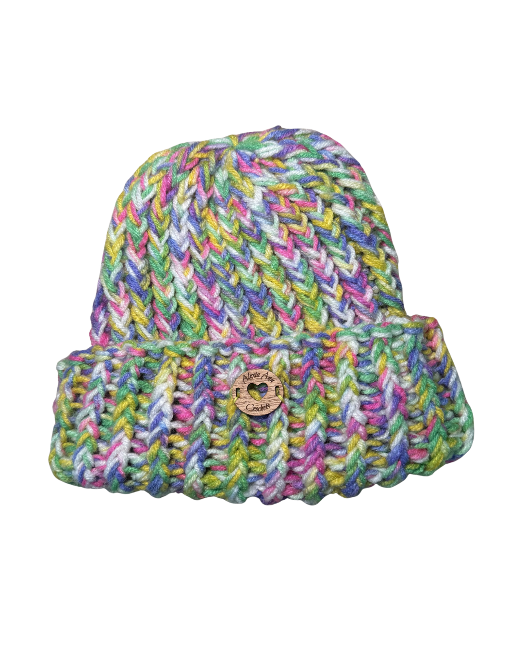 Electric Meadow Knit Beanie